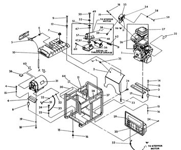 Part Location Diagram of 92102 Generac Use 96867 Steper Mtr